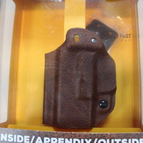 Mission First Tactical Leather Hybrid Springfield HellCat IWB Holster - Picture 2 of 3